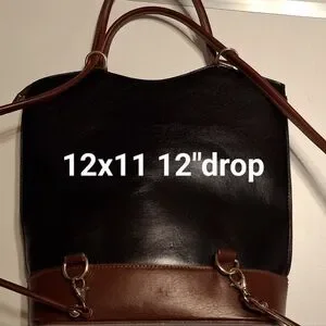 Vera Pelle Borse In Italy Leather Shoulder Bag Backpack No Callouts