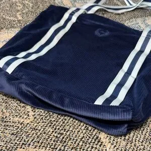 Victoria’s Secret PINK Corduroy Tote Bag With Striped Straps