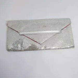 Victoria's Secret Silver Sparkly Clutch