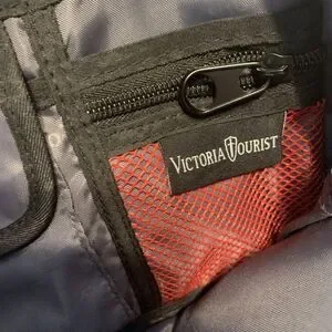 Victoria Tourist Solid Black Backpack