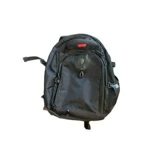 Victoria Tourist Solid Black Backpack