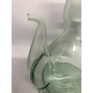 Vidrios San Miguel Vtg Oil Pitcher Recycled Art Glass Hand Made