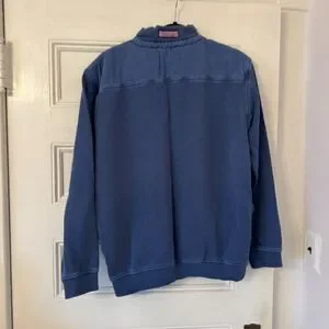 Vineyard Vines Blue Quarter Zip Shep Shirt Pullover