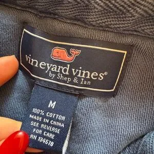 Vineyard Vines Blue Quarter Zip Shep Shirt Pullover