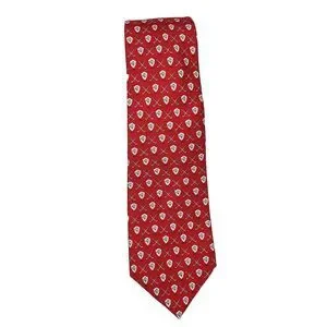 Vineyard Vines Country Club Of Indianapolis Tie Mens Red Foulard Silk USA