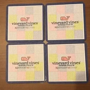 Vineyard Vines Kentucky Derby Cardboard Coasters