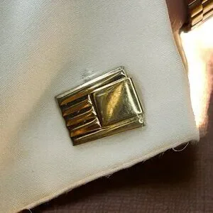 Vintage 1950's Anson Gold Tone Cufflinks
