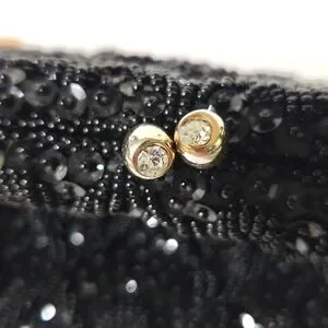 Vintage 1950's Walborg Gorgeous Black Beaded Evening Bag