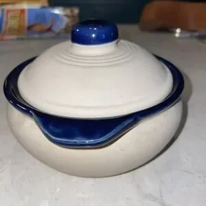 Vintage 1982 Japan Mountainside Stoneware Ramekin Bowl 16oz Glazed Interior