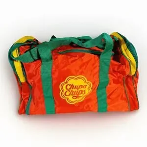 Vintage 1990s Chupa Chups Melody Pops Promo Sports Gym Travel Duffle Bag