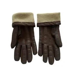 Vintage 1997 Isotoner Aris 115 Gloves Women's One Size Brown Soft Acrylic Lined