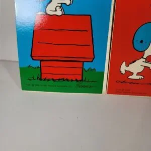 Vintage 50s And 60s Snoopy Memo Pad Mini Notebooks
