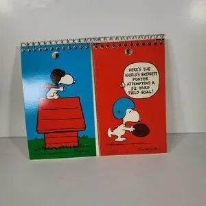 Vintage 50s and 60s Snoopy memo pad mini notebooks Vintage 50s and 60s Snoopy memo pad mini notebooks