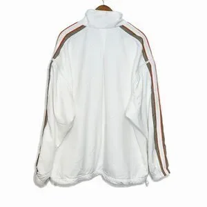 Vintage 90s Nike Court Challenge Full Zip Jacket White Stripe Size XXL