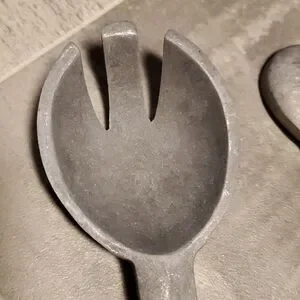 Vintage Aluminum Spoon & Fork Set