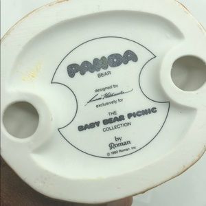 Vintage American Panda Baby Bear Picnic 1982