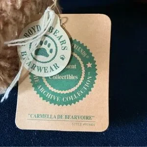 Vintage Boyds Bears Carmella De Bearvoire Teddy Bear