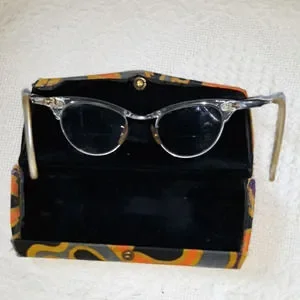 Vintage Cat Eye aluminum glasses