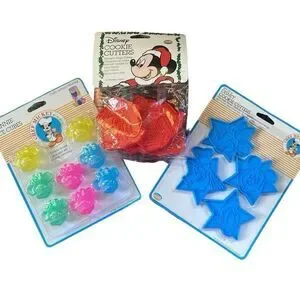 Vintage Chef Mickey Mouse Cookie Cutters and Ice Cubes
