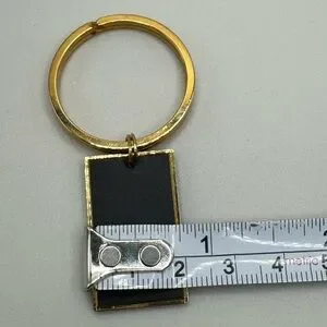Vintage Colibri 18k Gold Electroplated Keychain