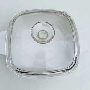 Vintage CorningWare Summer Blush Pansy Flowers Casserole Dish A-1.5L W/ Lid