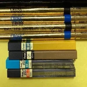 Vintage Cross Pen & Pencil Set 12k Gold Filled