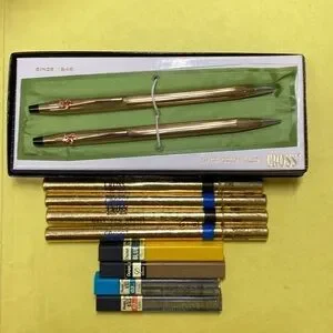 Vintage Cross Pen & Pencil Set 12k Gold Filled
