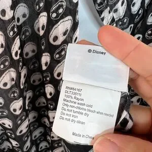 Vintage Disney Jack Skellington Scarf