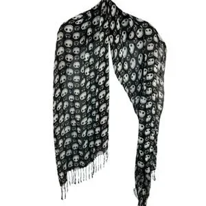 Vintage Disney Jack Skellington Scarf