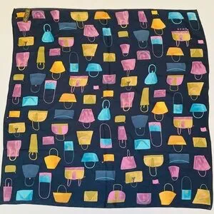 Vintage Echo Silk Scarf Handbag Purse Pattern