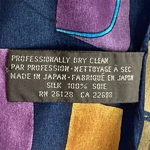 Vintage Echo Silk Scarf Handbag Purse Pattern