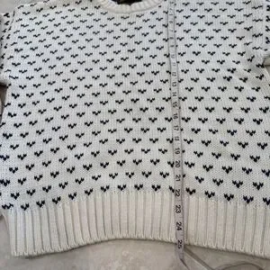 Vintage Eddie Bauer Sweater Mens Large Tall Knit Pullover Ivory Preppy Career