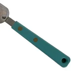 Vintage Ekco Forge Stainless Steel Icing Spreader With Teal Handle Made In USA