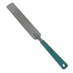 Vintage Ekco Forge Stainless Steel Icing Spreader With Teal Handle Made In USA