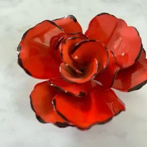 Vintage Enamel Flower Brooch Collection