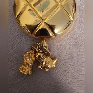 Vintage Estee Lauder Cosmetic Compact w/charms
