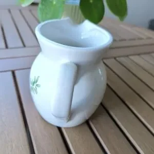 Vintage Floral Ceramic Planter – Cottagecore Home Décor