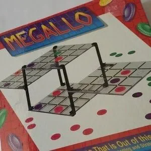 Vintage Game Megallo New Sealed Original Package Telly Courialis Rex Games 1998