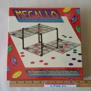Vintage Game Megallo New Sealed Original Package Telly Courialis Rex Games 1998