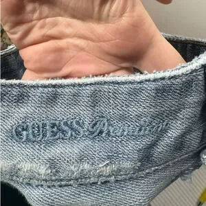 Vintage Guess Women 31 Denim Jeans Made Is USA Daredevil Boot Light Cotton