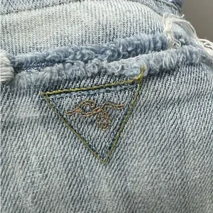 Vintage Guess Women 31 Denim Jeans Made Is USA Daredevil Boot Light Cotton