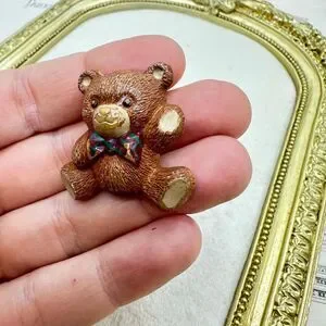 Vintage Hallmark Teddy Bear Brooch Pin
