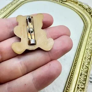 Vintage Hallmark Teddy Bear Brooch Pin