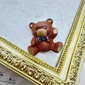 Vintage Hallmark Teddy Bear Brooch Pin