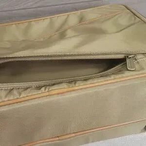 Vintage Hartmann Nylon Leather Business Travel Crossbody Briefcase