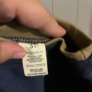Vintage Healthtex Crewneck Sweatshirt Research Post With Dog Embroidery
