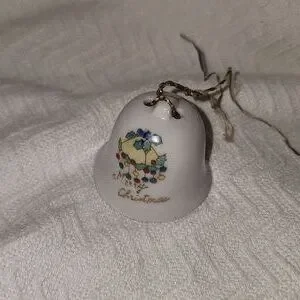 Vintage Japanese Christmas Bell Ornament