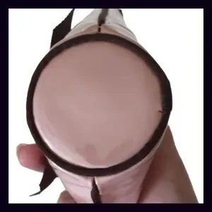 Vintage Juicy Couture Pink & Brown Scotty Crest Logo Makeup Cosmetic Bag