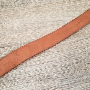 VINTAGE Kids Western Leather Belt "Aaron" Horses Horseshoe Design