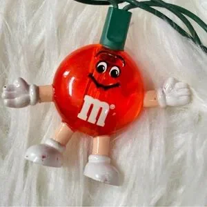 Vintage M&M Candy Character Blinking String Lights 20 Light Set Christmas TESTED